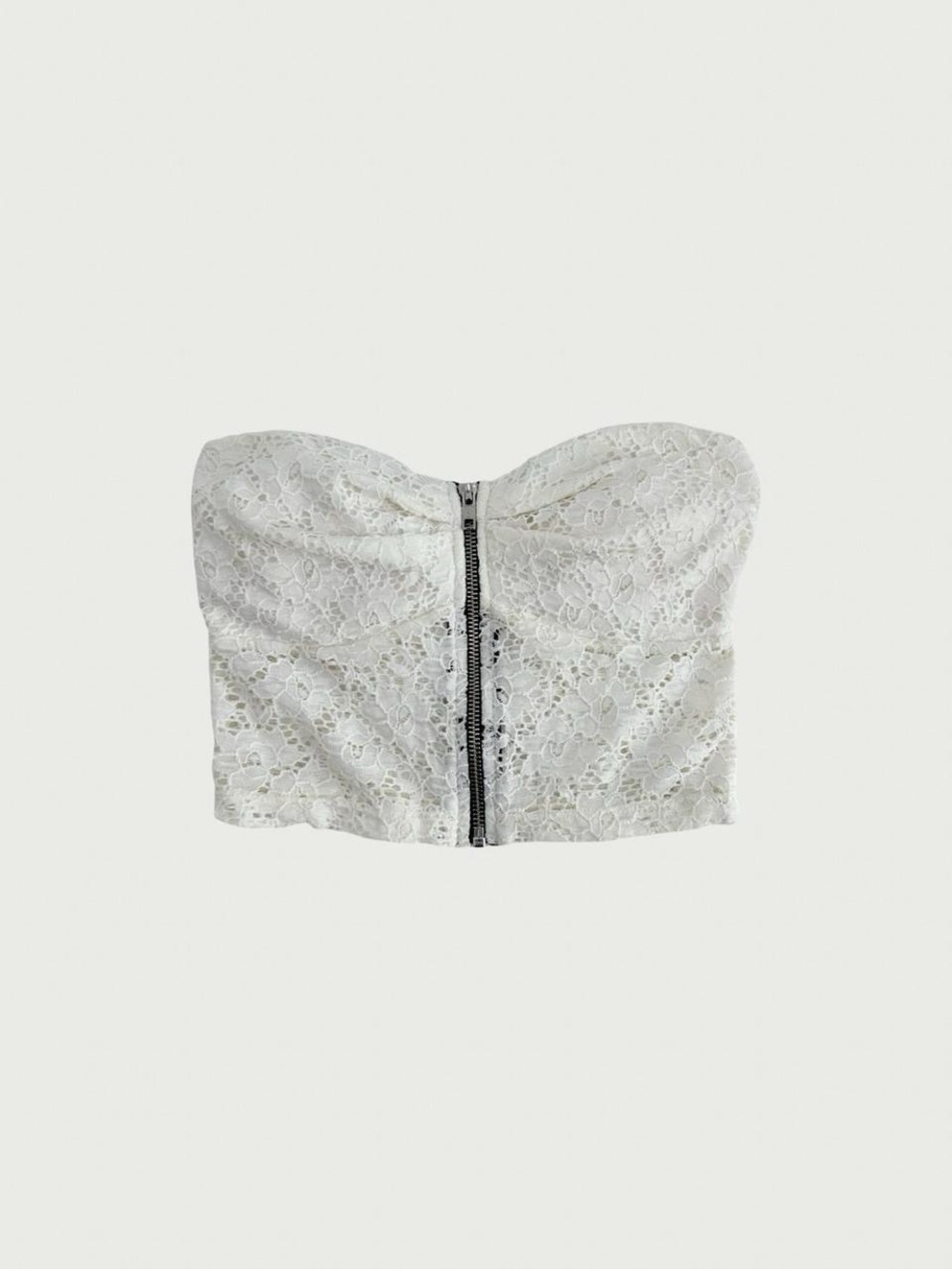 Zip Front Tube Top